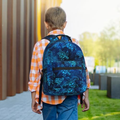 Sac à dos ordinateur portable tortue de mer noir pour voyage et université