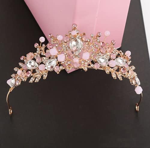 Miniatura 4 de Corona de novia Tiara de boda Joyería nupcial Niña Tocado Princesa Lujo Elegante Para Cumpleaños Quinceañera Desfile Prom