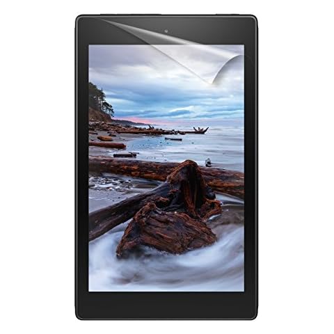 NuPro Fire HD 8 Screen Protector Kit (8” Tablet, 7th and 8th Generation - 2017 and 2018 release), 2-Pack, Clear Cover