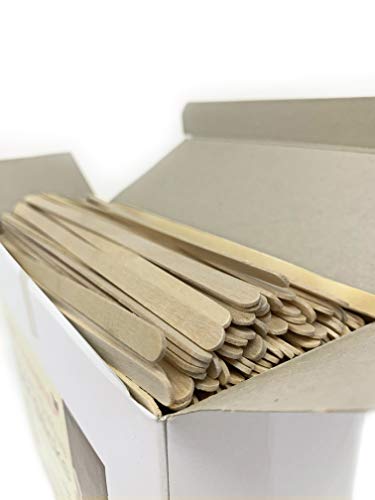 Makerstep 1000 Premium Wooden Coffee Stirrers, 7 Inch Coffee Stir Sticks With Storage Box, Sturdy Birch Wood Sticks. Eco-Friendly, Splinter Free, Round End. For Tea, Beverage, Craft, And Popsicle #TOP4