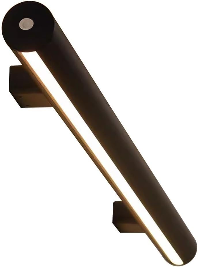 LED Body Sensor il - 100 cm Aluminium Round Staircase Lights, Illuminated Door Handle for Hallways & Villas - Smart Safety Lighting Solution