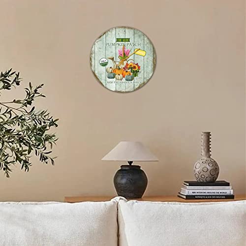 Horloge murale ronde en bois silencieuse pour dormir sans bruit dans une chambre décorée - 3