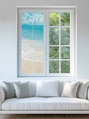 Película para ventana Summer Beach 17.7x39.3 pulgadas miniatura 4
