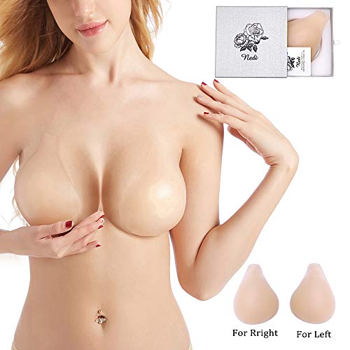 Silicone Invisible Lift Up Bra Stick On Bra Stickers Breast Lift Petals Adhesive Bra Reusable Backless Strapless Bra Deep V Push Up Self Adhesive Bra Sticky Bra Nude #TOP2