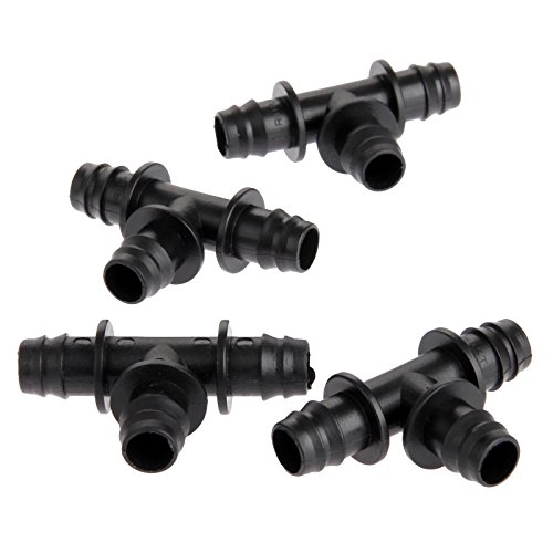 Lot de 20 Raccords de Tuyaux,Connecteurs de Tuyaux en T pour Arroseur Automatique, Système d'arrosage Cover