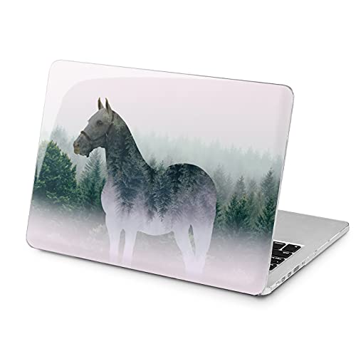 Lex Altern Hard Case Compatible With Macbook Air 13 Mac Pro 15 Inch Retina 12 11 2020 2019 2018 2017 Print Cover Abstract Tree White Plastic Laptop Designed Forest Girl Misty Touch Bar Horse Animal #TOP6