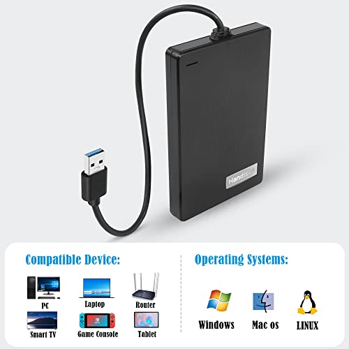 Caja externa para disco duro 2.5 pulgadas USB 3.0 miniatura 3