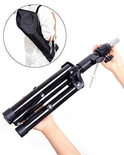 Lihui Wig Stand Tripod Mannequin Head Stand Adjustable Wig Head Stand Metal Heavy Duty Wig Tripod Stand For Styling Making Wigs And Cosmetology Hairdressing Training