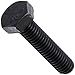 Class 10.9 Steel Hex Bolt, Zinc Blue-Chromate Plated Finish, Hex Head, External Hex Drive, Meets DIN 931/ISO 898, 220mm Length, Fully Threaded, M24-3 Metric Coarse Threads, Imported