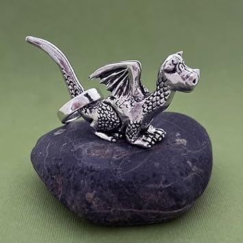 Basic Spirit Dragon Ringholder Home Decor Engagement Wedding Birthday Gifts for Women Mother Girlfriend