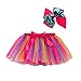 Toddlers Kids Baby Girls Layered Tulle Ballet Rainbow Tutu Skirt Dress Up Colorful Princess Fashion Clothes (Hot Pink, 5-8 Years)