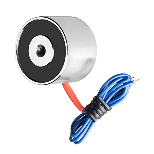 Uxcell 12Vdc 200N Electric Lifting Magnet Electromagnet Solenoid Lift Holding Silver Tone #TOP5