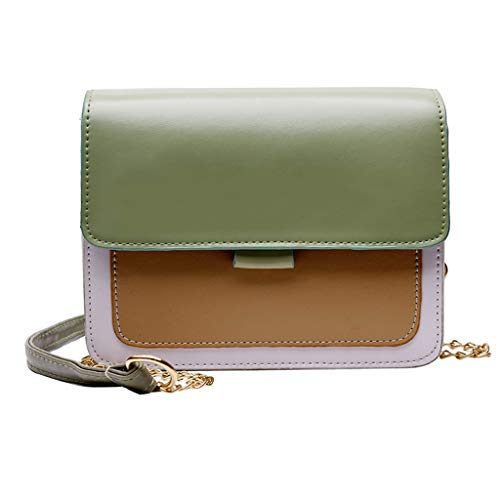 ZEZKT Sac Bandoulière Femme Fille Couture en Cuir Mode Sac Besace Sacs Portés Épaule Sacs à Main Sacs Portés Main Sac Banane Cabas Sacs à Dos Porté Travers Pochettes & Clutches Porte-Monnaie Cover