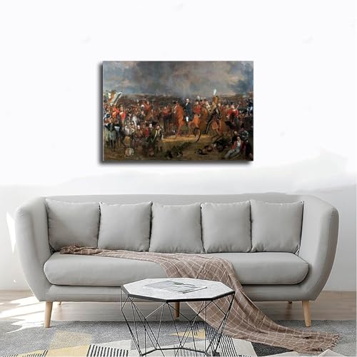 La Bataille de Waterloo tableau décoratif pour un bureau inspirant - 4
