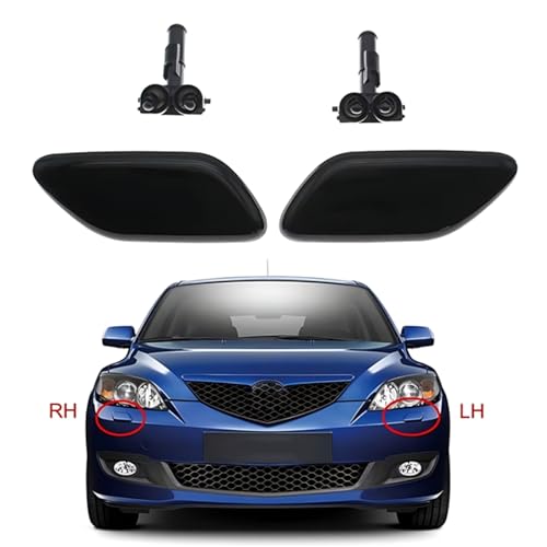 Cache de lave-phares pour Mazda 3 Axela BK 2003-2008 gauche droite