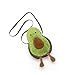 Jellycat Amuseables Avocado Plush Bag, 11.5 inches - Crossbody and Shoulder Purse - Fun and Unique Handbag