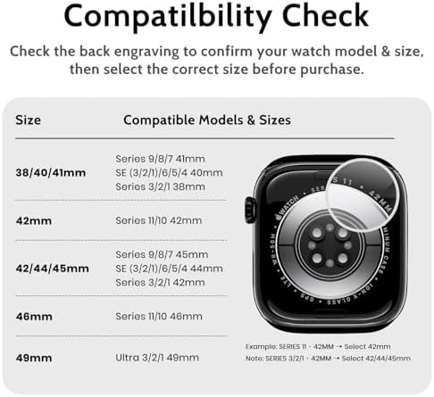 amBand M1 Rugged Case with Strap Compatible with Apple Watch Series 8/7 45mm, Durable TPU Military Sport Wristband with Bumper Protective Cover Designed for iWatch 6/SE/5/4/3/2/1 44mm 42mm Men