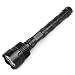 TESLACOM 18650 LED Flashlight Super Bright Outdoor 3800 Lumens 3x Cree XM-L T6 Water Resistant 5 Light Modes Large Tactical Torch Military Grade by 2x or 3x Rechargeable Battery(not included)