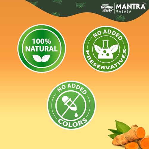 Image of Emami Healthy & Tasty Mantra Haldi (Turmeric) Powder (500 grams) | 100% Natural | Ground Using Cryo Grinding Technology | Retains Maximum Essential Oils |No Added Colour and Preservatives (Pack of 3)