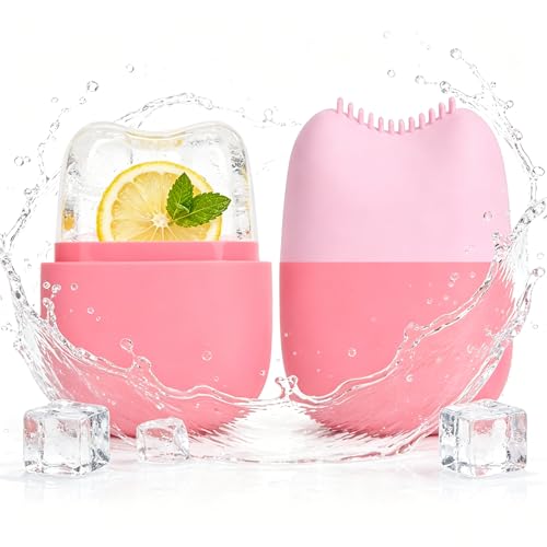 Upgraded Ice Roller Ice Roller for Face and Eyes Reusable Beauty Tool for Reducing Puffiness Made of High Quality Silicone Soothes Facial Swelling Firms Skin Texture Calms and Softens the Skin