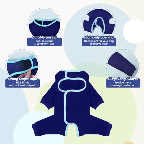 IECOii-Hundebody-Nach-OpPet-Recovery-Suit-Hund-Medical-ShirtHundebody-Nach-Op-HundinHundebody-Nach-Kastration-Rude-HundinAtmungsaktiv-Body-Fur-Hunde-Nach-OpAnti-Wundlecken-Op-Body-HundBlauXS | Dealmeister.io Alt tag für bilder post titel