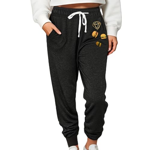 Women Baggy Sweatpants with Pockets Lounge Womens Pajama Pants Female Trouser