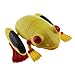 Tipmant Light Sensor Remote Control Frog RC Simulation Fake Animal Toy with Red Flashlights - Yellow