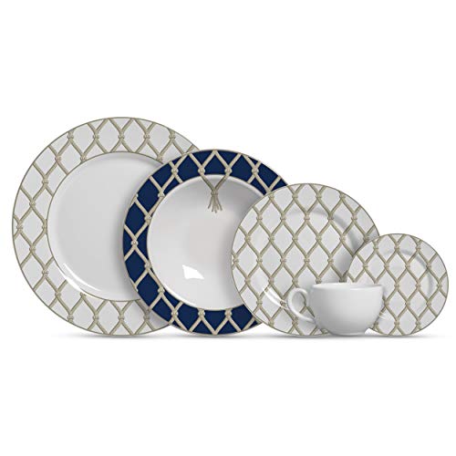 Conjunto Alleanza de 6 Xicaras Chá com Pires Nautica, Padrão