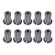10 teiliges Kabelführungsset für Starlink, Silikon Kabeldurchführung durch Buchsen, Kabelwandtülle, für 0,75 Zoll 3/4 Zoll Wandlochkabel, für 2 Ethernet Kabel (Grey)