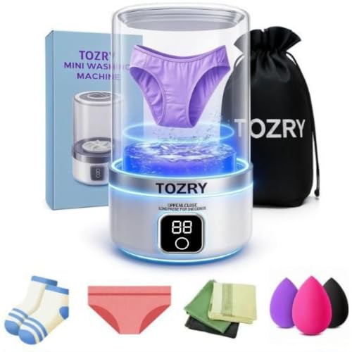 Image of Mini Washing Machine Portable, Deep Cleaning for Baby Clothes, Underwear, Socks, Travels and Small Laundry, Laundry Washer for Apartments, Dorms, RVs & Small Spaces, Compact Underwear washer