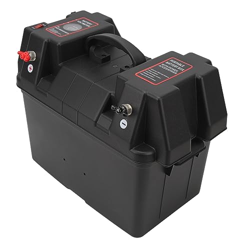 Bootaccu Power Center, 12V Trollingmotoraccubak Waterdicht ABS voor SUV Auto RV - Afbeelding 6