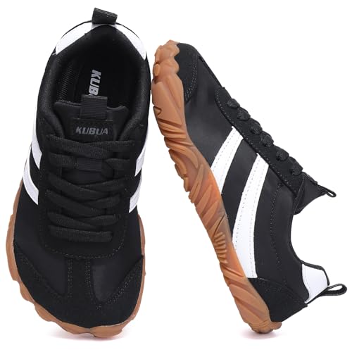 Image of KUBUA Kids Barefoot Shoes Boys Girls Wide Toe Box Zero Drop Sneakers | Breathable Lightweight, Reinforced Toe, Minimalist, Hiking, Tennis, Running, Walking, School, Toddler, Little Kid, Big Kid