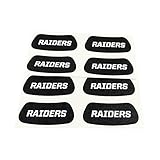 EyeBlack Raiders Team Sports Under Eye Sticker College/University, High School, Pro Football, Softball, Baseball, Community Sports, Little League Easy Stick and Peel 8 Strips (4 Pairs)