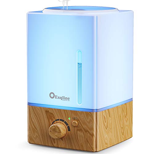 1500ml Aroma Essential Oil Diffuser Large â€“ Exqline Diffuser for Essential Oils Large Room Large Aromatherapy Diffuser Large Room Unique Diffuser Humidifier for Essential Oils (Wood Grain)