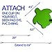 Floating Anchor Marker Buoy & Clip for Kayak, Jet Skis, Boat Accessories at The Beach, Lake, or Sandbar Water (Turtle)