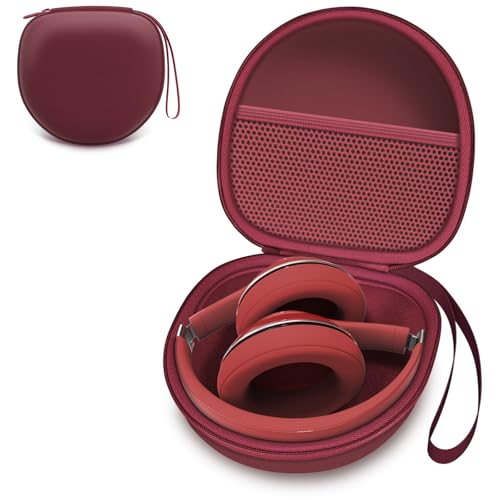 Headphone Case Compatible with BERIBES/TOZO/KVIDIO/Beats/Soundcore Anker/JBL Noise Cancelling Over-Ear Headphones, Wine Red by L LTGEM - Used condition - US$10.89