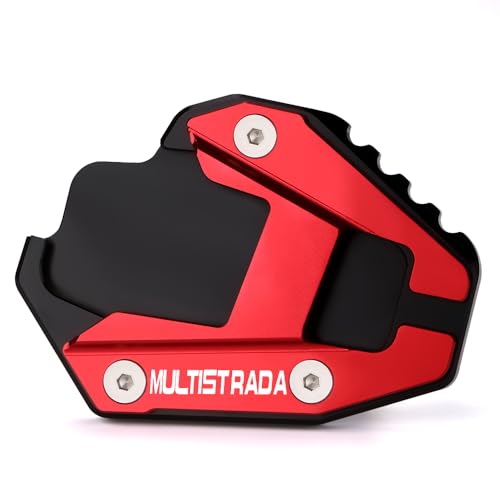 Élargisseur de béquille en aluminium rouge pour Ducati Multistrada V4
