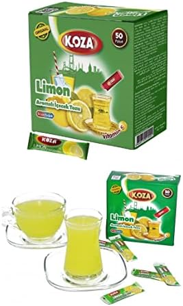 KOZA Cherry Instant zestaw 50 szt. | proszek do gorących lub zimnych napojów | turecka herbata w proszku | mrożona herbata kwaśna herbata | herbata owocowa | cay | herbata w proszku | herbata w proszku |