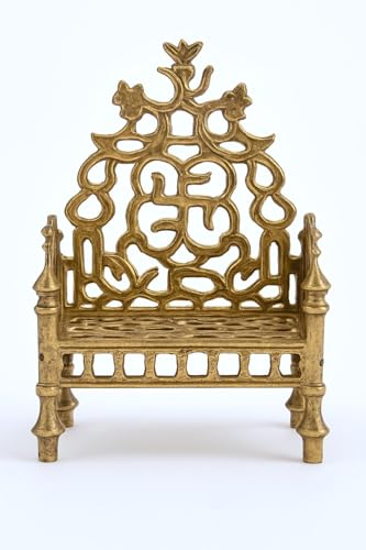 Brass Singhasan for God Idols thumbnail 8