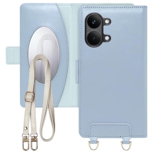 LOOF SWEET �{�v �V�����_�[�X�g���b�v�t�� �蒠�^ �X�}�z�P�[�X for POCO X8 Pro Max �p �P�[�X �J�o�[ �蒠�^�P�[�X �J�[�h���[ �X�g���b�v �x���g�t�� �}�O�l�b�g�t�� �~���[ �� �X�}�z�V�����_�[ ���킢�� [�\�[�_�u���[