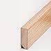 Produktbild 72 Meter Südbrock Fußleisten / Sockelleisten "Heidelberg" (Massivholz lackiert / 60.20.58.1) - Eiche