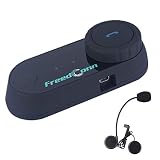 Motorcycle Intercom FreedConn Motorbike Intercom Bluetooth Communication System...
