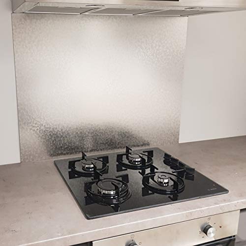 AluCouleur Crédence INOX INOX Austenite- 9 Tailles - Hauteur 20 cm x (Longueur 60 cm)