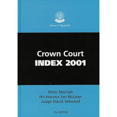 Crown Court Index, 2001