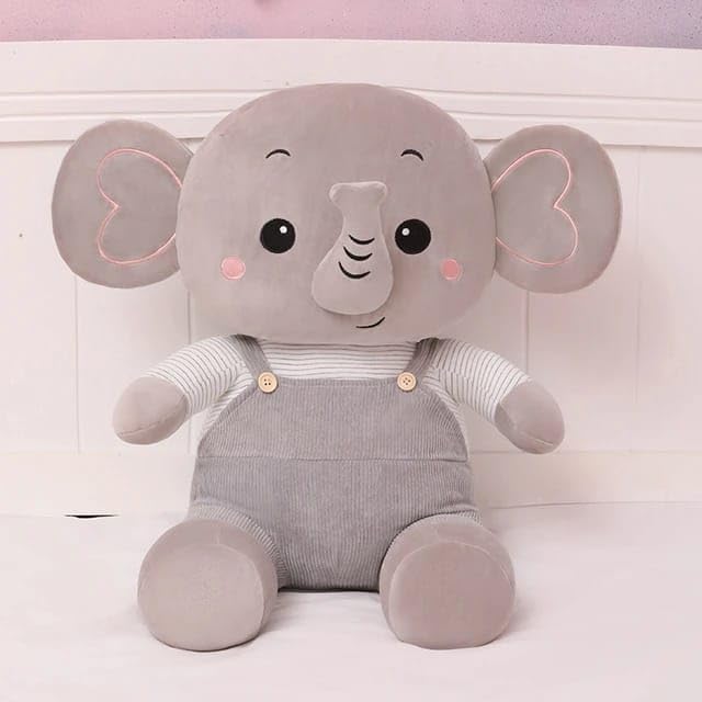 TEDDY DADDY Toys - Baby Dumbo Dressed Elephant Stuffed Soft Toy (35 cm - 1 Single Piece) - Plush Toys for Kids