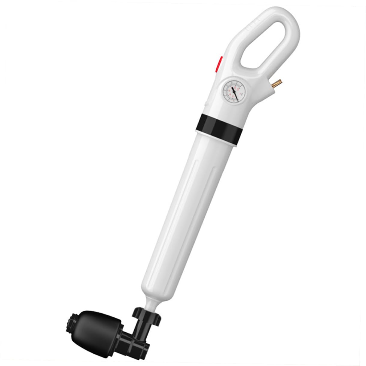 Lurrose Ventouse de Vidange Déboucheur Toilettes Blanc Flexible Piston Puissant pour Canalisations Sanitaires, Usage Domestique, Entretien Rapide