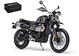 Scrambler 1200 Motorcycle Black (2021) Movie 1/12 Diecast Model by Corgi CC08402
