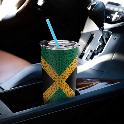 Portavasos para auto estampado Jamaica 4 piezas 2.6 pulg miniatura 7
