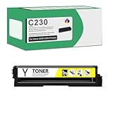PAESCOY Cartuccia Toner capacità Standard C230 C235 Senza Chip 006R04383 006R04384 006R04385 006R04386 Toner Compatibile per Stampanti Multifunzione Xerox C230 C235, 1500 Pagine,Yellow-1 Pack