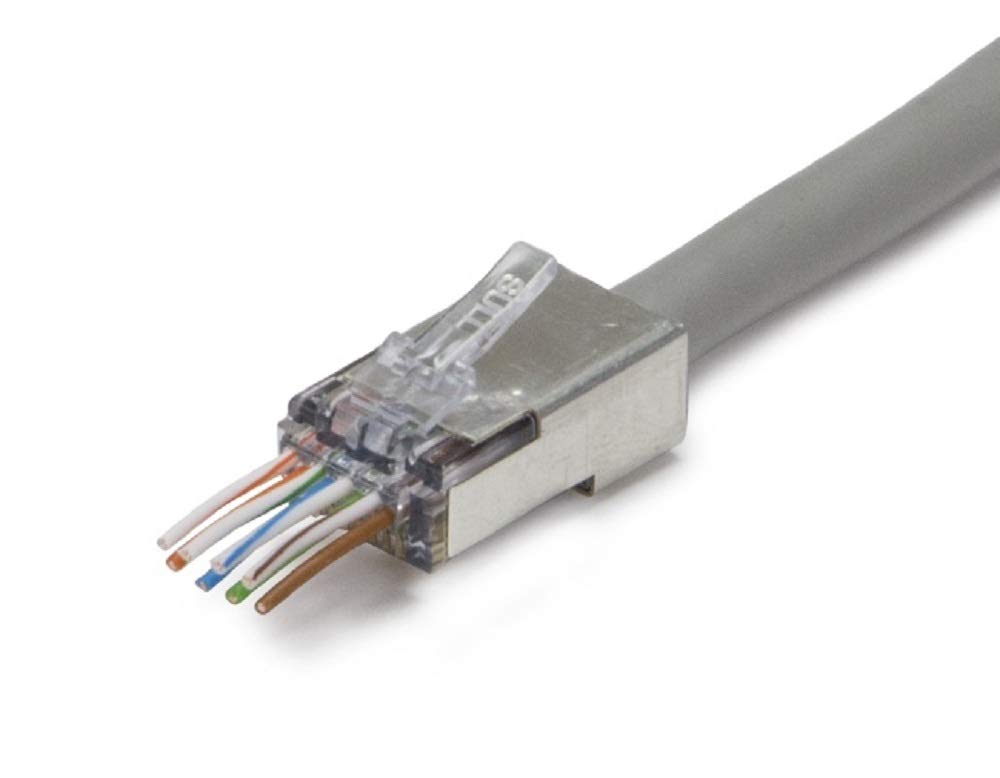 Amazon.com: Platinum Tools Ezex44 Shielded RJ45 Internal